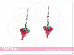 50 hojas FRUTILLA 9x9cm rojo y verde al reverso. Marca Jong ie Nara - comprar online