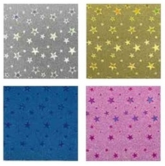Papel GLITTER STAR. 20 simple faz. 15x15cm. Marca Daiso en internet