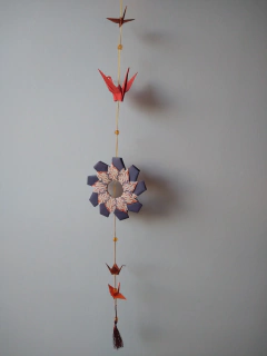 Colgante Mandala y Grullas - comprar online