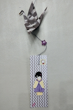 COLGANTE Grulla + muñeca de papel ninghyo - comprar online