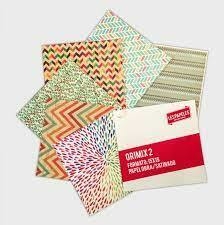 24 hojas ORIGAMIX 2 bifaz 15x15cm. Les Papeles