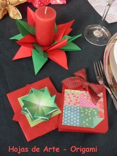 ORIGAMI NAVIDEÑO LOS JUEVES Y VIERNES de NOVIEMBRE 2024. PRESENCIAL. Contacto (11) 5408-8336 Lucia - comprar online