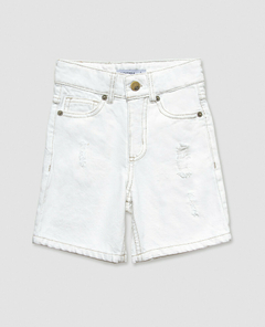 Bermuda jean con roturas (Q CUT)