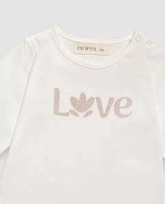 Remera estampa central LOVE (RB TULIP) - comprar online