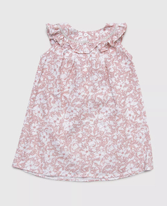 Vestido de lino estampado (V AMALFI) - comprar online