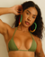 Top Bikini Gisele Verde Musgo (PRONTA ENTREGA) - comprar online