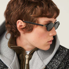 Oculos de Sol p/Grau Miu-Miu Oval Mu04z cores variadas - comprar online