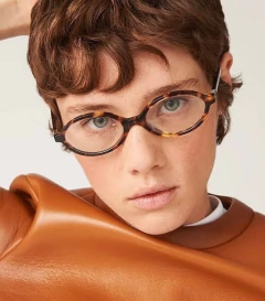 Oculos de Sol p/Grau Miu-Miu Oval Mu04z cores variadas - M&M Acessorios