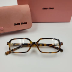 Oculos de Sol e p/Grau Miu-Miu Retangular M11z cores variadas - M&M Acessorios
