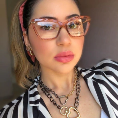 Óculos Armação P/Grau Dolce Gabbana Unique - M&M Acessorios