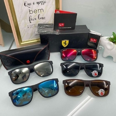Oculos De Sol Ray-Ban Justin Polarizado Cores Variadas