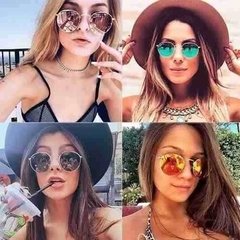Kit C/2 Oculos De Sol Ray-Ban Round De Cristal Cores Variadas na internet