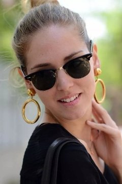 Oculos De Sol Ray-Ban Clubmaster 3016 De Cristal - comprar online