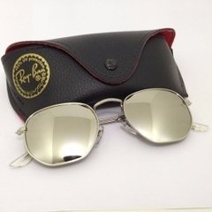 Oculos De Sol Ray-Ban Hexagonal Espelhado De Cristal Cores Variadas