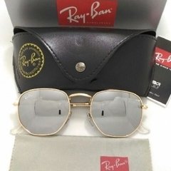Oculos De Sol Ray-Ban Hexagonal Espelhado De Cristal Cores Variadas na internet