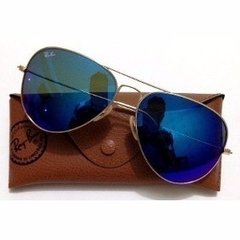 Oculos De Sol Ray-Ban Aviador Classico De Cristal Cores Variadas