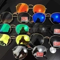 Kit C/2 Oculos De Sol Ray-Ban Round De Cristal Cores Variadas - comprar online