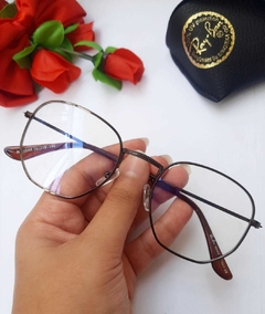 Oculos armação p/grau Ray-Ban Hexagonal 51mm na internet
