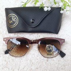 Oculos De Sol Ray-Ban Clubmaster Aluminium Metal na internet