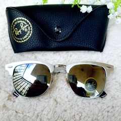 Oculos De Sol Ray-Ban Clubmaster Aluminium Metal na internet