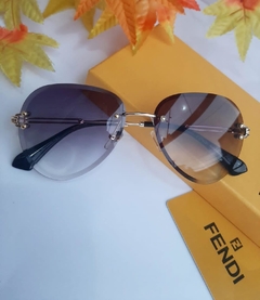 Óculos de Sol Fendi Aviador Cores Variadas - loja online