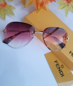 Óculos de Sol Fendi Aviador Cores Variadas na internet