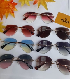 Óculos de Sol Fendi Aviador Cores Variadas - comprar online