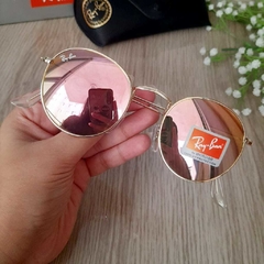Oculos De Sol Ray-Ban Round De Cristal Cores Variadas - loja online
