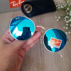 Oculos De Sol Ray-Ban Round De Cristal Cores Variadas