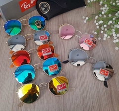 Oculos De Sol Ray-Ban Round De Cristal Cores Variadas - comprar online