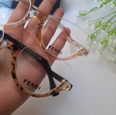 Oculos Armação p/grau Fendi meio aro - loja online