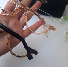 Oculos Armação p/grau Fendi meio aro - loja online