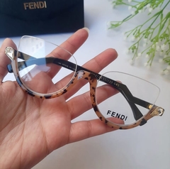 Oculos Armação p/grau Fendi meio aro - comprar online