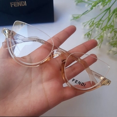 Oculos Armação p/grau Fendi meio aro - loja online