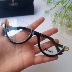 Oculos Armação p/grau Fendi meio aro - M&M Acessorios