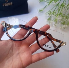 Oculos Armação p/grau Fendi meio aro na internet