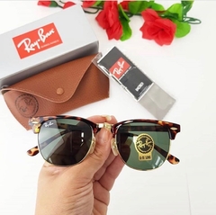 Imagem do Oculos De Sol Ray-Ban Clubmaster 3016 De Cristal