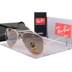 Oculos De Sol Ray-Ban Aviador Classico De Cristal Cores Variadas - M&M Acessorios