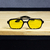 Óculos de Sol Charles Preto/Amarelo