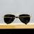 Aviador Tradicional Dourado e Preto - comprar online