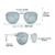 Óculos de Sol Oliver Prata Espelhado - RV Glasses - Atacado de Óculos