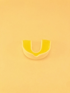 Protector Bucal Flash Dual Shock Amarillo Junior