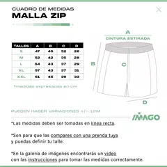 Malla Imago All Blacks Azul Marino Bolsillo Cierre - Durban Rugby
