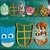 Set Cortantes Pj Motivo Heroes En Pijamas Collage 12cm varios tamaños a eleccion