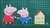 Set Cortantes Chanchita, hermano y casa Dibujito pig peppa