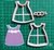Cortante Vestido collage 7cm - comprar online