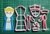 Set cortantes Reyes Magos 11cm collage Navidad en internet