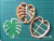 Cortante Hoja Hawaiana mod2 Tropical Galletitas 8cm