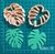Cortantes set Hoja Hawaiana Tropical x2 6cm