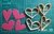 Set Cortantes Corazones x4 7cm Corazon Amor San Valentin